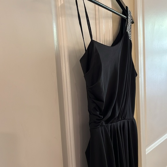 ✨ Y2K One Shoulder Embellished Mini Handkerchief Dress, Circa 2008 Size: M - Picture 16 of 17